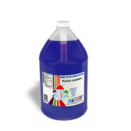 SNOWIE - Shaved Ice Snow Cone Ready to Use Syrup - Gallon (Flavor: Black Cherry)