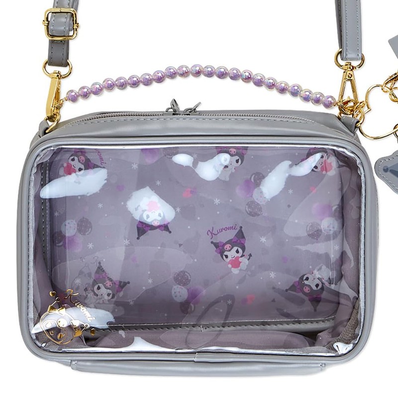 Sanrio Shoulder Bag Kuromi, Kuromi-chan, 5.5 x 8.7 x 3