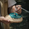 Portable Mosquito Coil Holder Multifunctional Magnetic Removable Oak Mosquito Coil