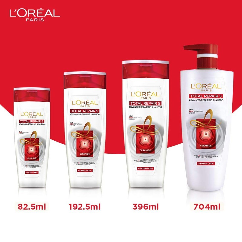 L'Oreal Paris Total Repair 5 Shampoo, 360ml
