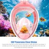 HINATAA Full Face Snorkel Mask, 180°Panoramic View Double Floating Ball