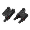 2PCS Solar PV Connector 2 to 1 Photovoltaic Crimp Connector