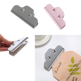 UtySty 8 Pack Chip Bag Clip Heavy Duty 4 inch 10CM Food Clips Sealer for Kitchen Storage Snack Bread Sealing Chips Bags Clamp Air Tight Fresh-Keeping Plastic Seal Grip