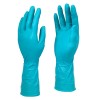 DASH Hi-Risk Protector Nitrile Exam Grade Disposable Gloves, Teal, 5.9