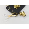 Dany Marcus Scissors Small Acrylic Transparent with Gold - 17