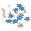50 Sets Star Shape Rivet Screw Anti‑Rust Clothes Decoration Accessories