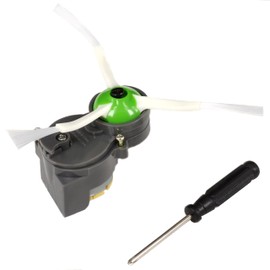 Side Brush Motor Module Replacement for iRobot Roomba 500 600 700 800 900 i7 E6 E5 Series 870 880 760 770 780 560 570 650 Roomba Side Brush Motor with Repair Screwdriver