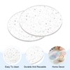 sourcing map 2pcs Foil Acrylic Cup Coasters, Round Acrylic Drink