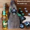 Luwanburg Nautical Magnetic Bottle Opener Wall Mounted Anchor Beer Cap