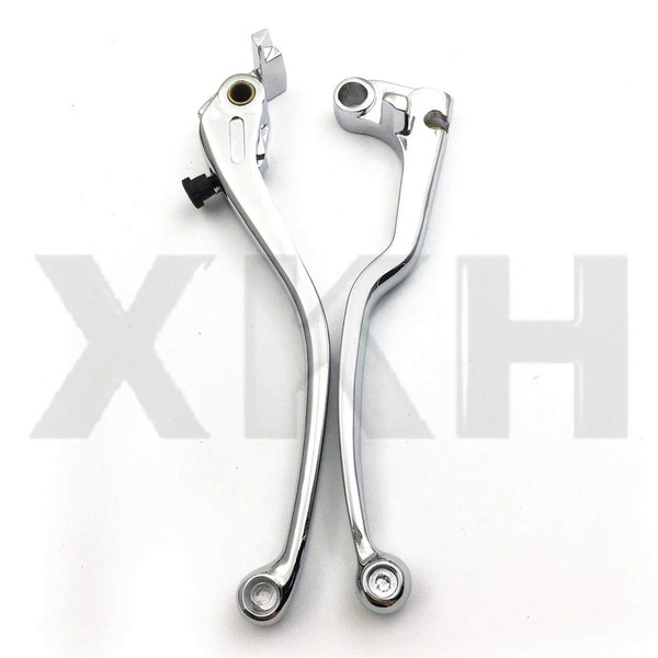 XKH- Motorcycle Chrome Brake Clutch Lever Compatible with 2004 2012