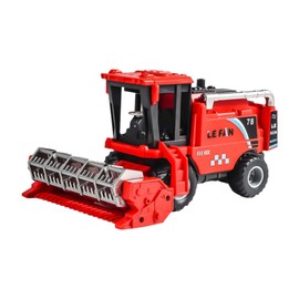 MagiDeal Combine Harvester Toys Harvester Pretend Toy Play Movable Farm Tractor Toy for Kids Simulation Mini Harvester for Kids Boys Girls Birthday Gift, Red