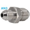 Dsnaduo 3AN AN3 Male Flare to M12x1.5 Pipe Male Stainless