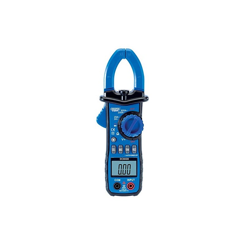 Draper 41864 Digital Clamp Meter (Auto and Manual-Ranging)