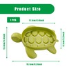 Bojueshaw Cute Turtle Soap Dish,Self Draining Soap Holder,Plastic Soap Saver