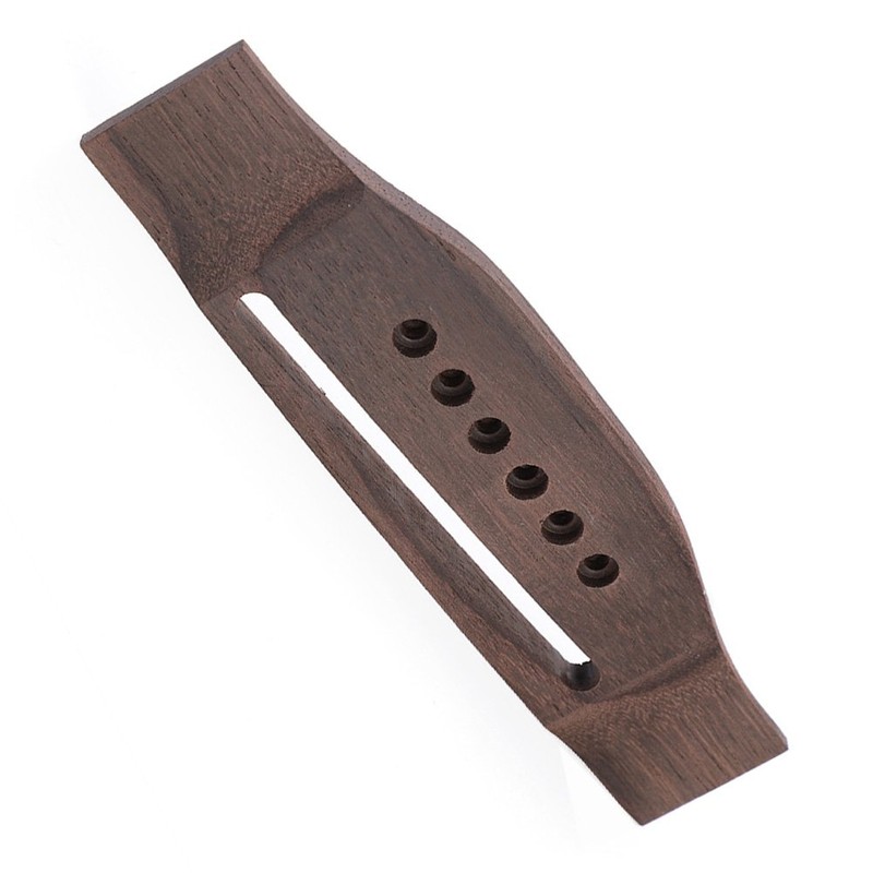 Guitar Bridge Saddle Nut 6 String Wood Acoustic Guitar Bridge