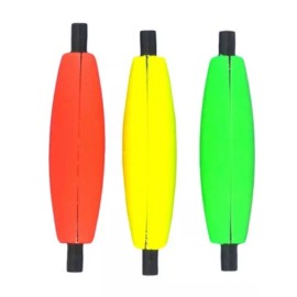 Comal Tackle Slotted Cigar Peg Float, 3 Qty, Float 2-1/2”, Total Length 3-1/4”