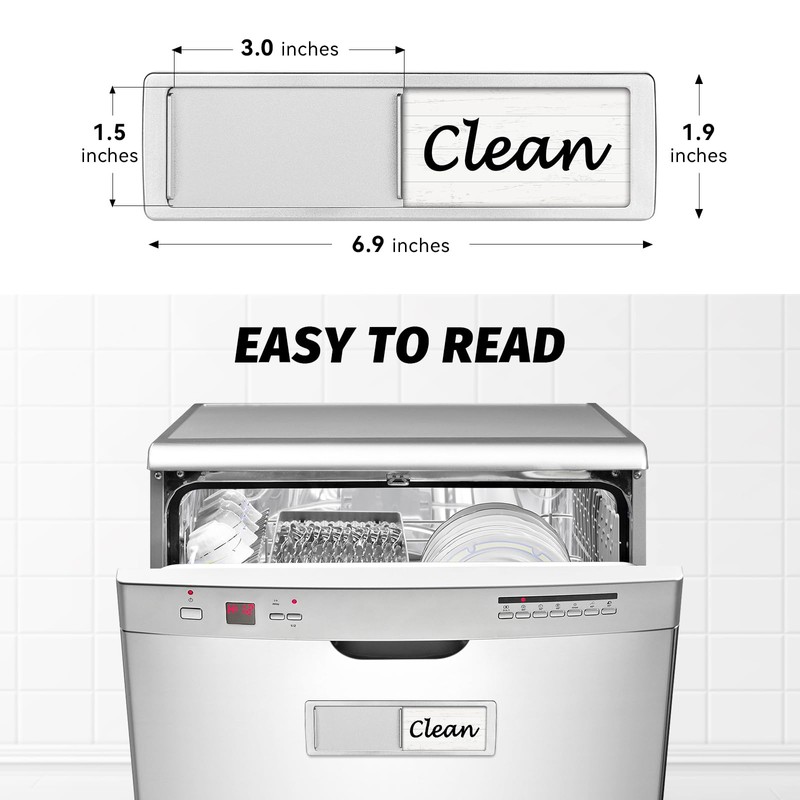 Dishwasher Magnet Clean Dirty Sign Shutter Only Changes When You
