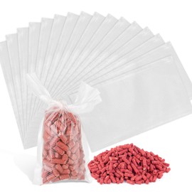 Dbuwqips PVA Bags Fishing PVA Bags 70 x 150 mm Kod Bags PVA + Bag PVA Bags Carp Fishing Bait Bags for Dissolving Fish Bait Pellet Bait Carp Bait Pack of 150