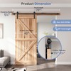 EaseLife 6.6 FT Heavy Duty Sliding Barn Door Hardware Track