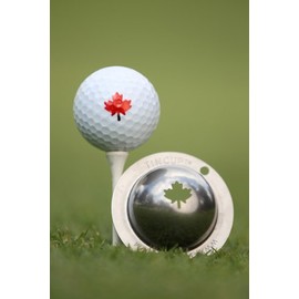 Tin Cup Maple Leaf Golf Ball Custom Marker Alignment Tool