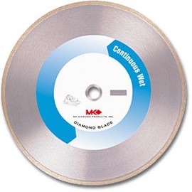 MK Diamond 155950 MK-215GL 10-Inch Wet Cutting Continuous Rim Supreme Metal Bond Blade for Glass