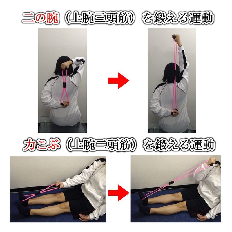 Training Tube Muscle Training Tube Fitness, Exercise, Rubber , red