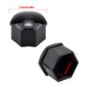 Cozlly Wheel Bolt Caps 17 mm, Wheel Bolts Wheel Nuts,
