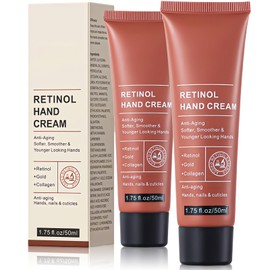 2 PCS Hand Cream - Firming Anti-Aging Hand Lotion & Cuticle Cream, Intense Moisturizer for Dry Hands, Care & Protects Skin, Nails & Cuticles