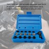 Spark Plug Rethread Kit, 16Pcs Auto Maintenance Tools M14x1.25 Spark