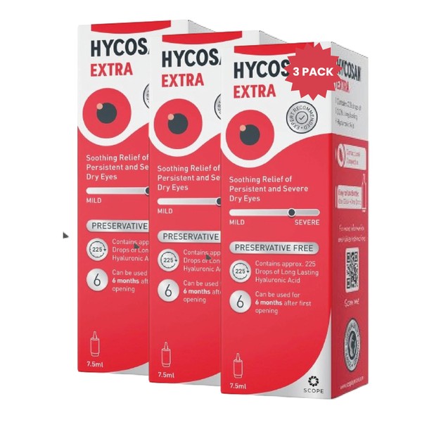 Extra - Triple Pack - eye's Drops with Hyaluronic Acid