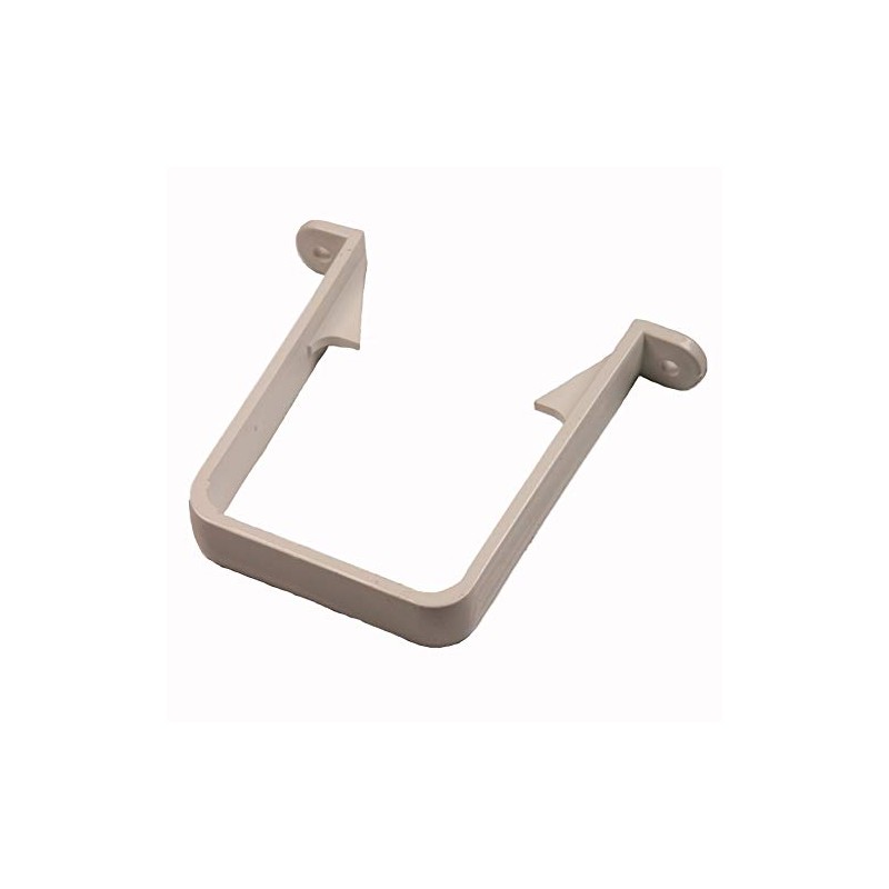 65mm Drain Pipe Down Pipe Rainwater Clip Square White Stand