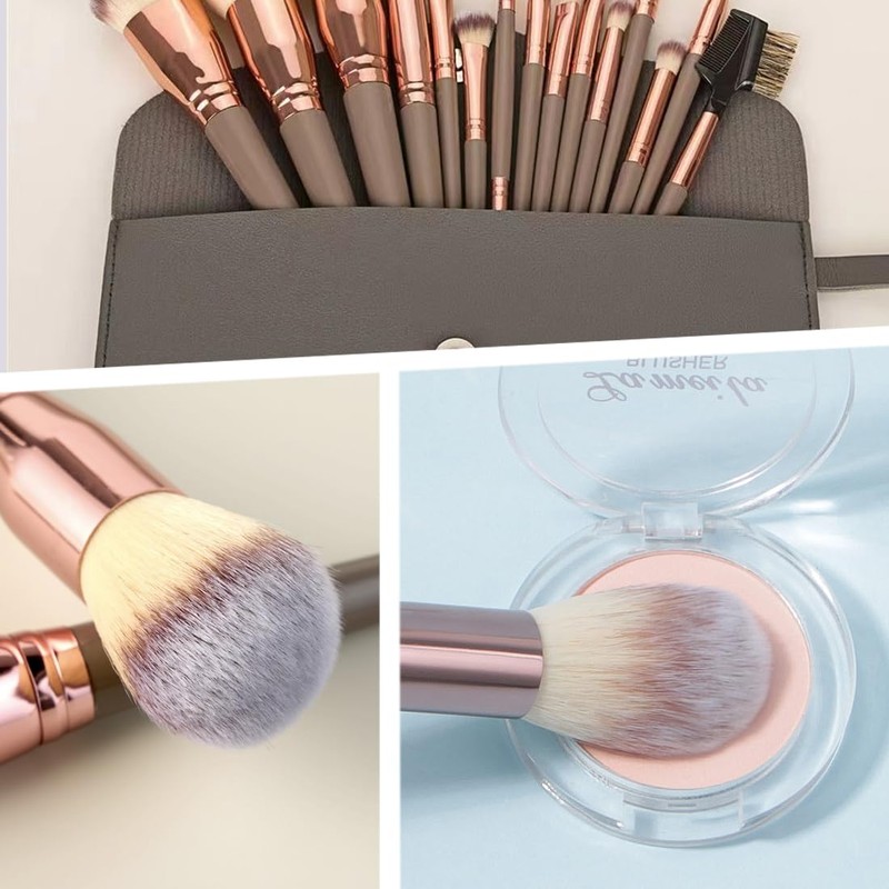 LuLiyLdJ 15-piece make-up brush set, make-up brush set, make-up brush