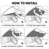 Funny Rooster Chicken Windshield Sunshade for Car SUV Truck Foldable