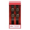 Holiday Time Stocking Holders, Jingle Bell (Bronze) for Home Fireplace DecorationPack of 2 Matching Stocking Holders
