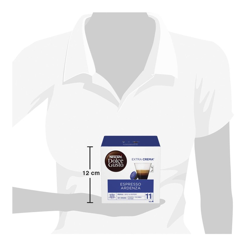 Nescafé Dolce Gusto Espresso Ristretto Ardenza, Strong, 16 Coffee Capsules/Servings