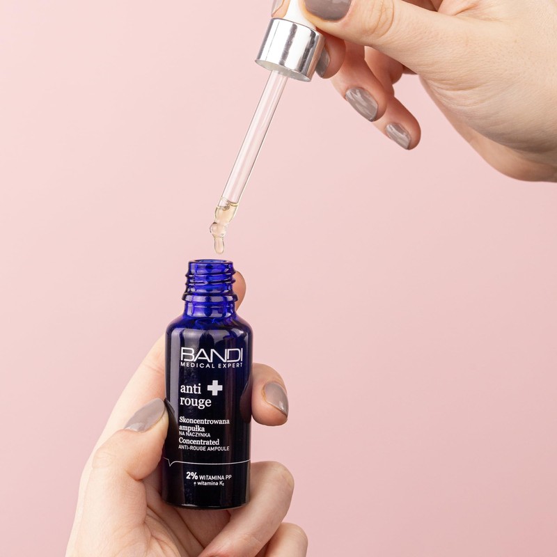 Concentrated Capillary Ampoule Face Concentrate for Soothing Skin Irritations and