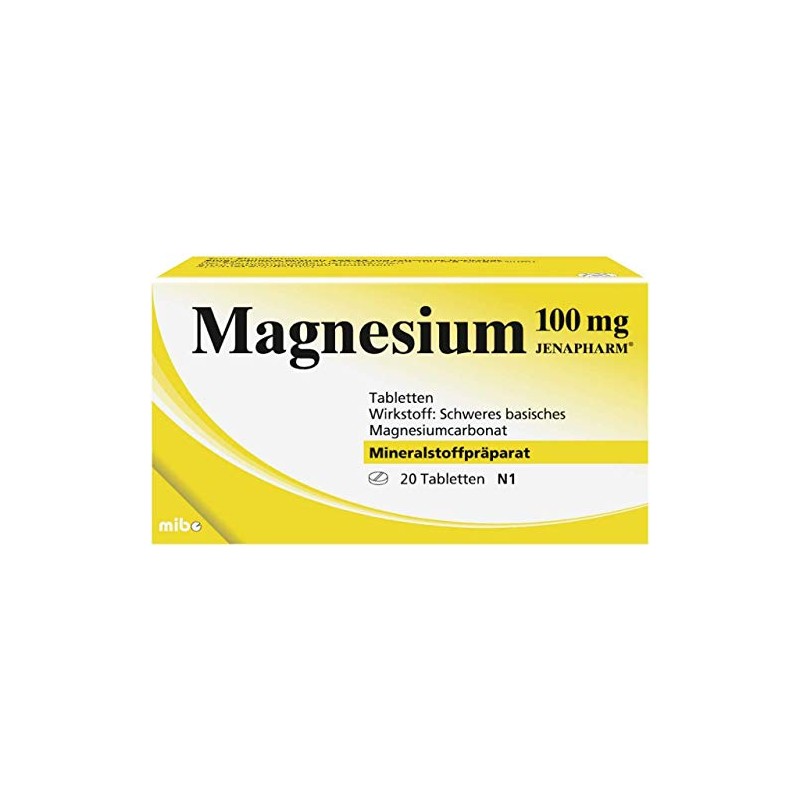 MAGNESIUM 100 mg Jenapharm Tabletten 20 St