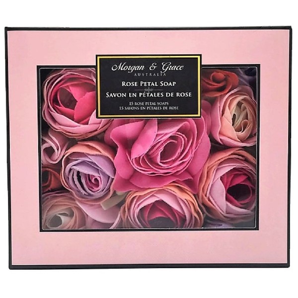 Morgan & Grace Rose Petal Soap - 15 Soaps
