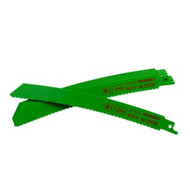 HiKOKI 0033-4743 Curved Saver Saw Blade, Reciprocating Saw Blade, No. 252CW Total Length 7.9 inches (200 mm), Pack of 5