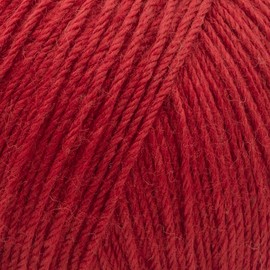 Estako Happy Wool (2 Skeins pack) 40% Merino Wool 20% Cashmere Type Polyamide 40% Acyrlic Fingering weight soft Knitting and Crochet Yarn (2 x 1.76 oz) (2 x 191 yds) (8011 - Red)
