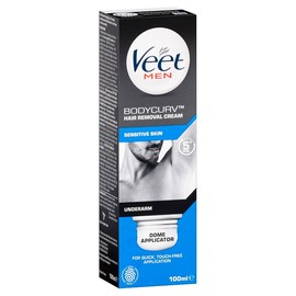 Veet Men Bodycurv Hair Removal Cream Sensitive Skin Underarm 100ml