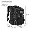 Hannibal Tactical 36L MOLLE Assault Backpack, Military Tactical Backpack Army