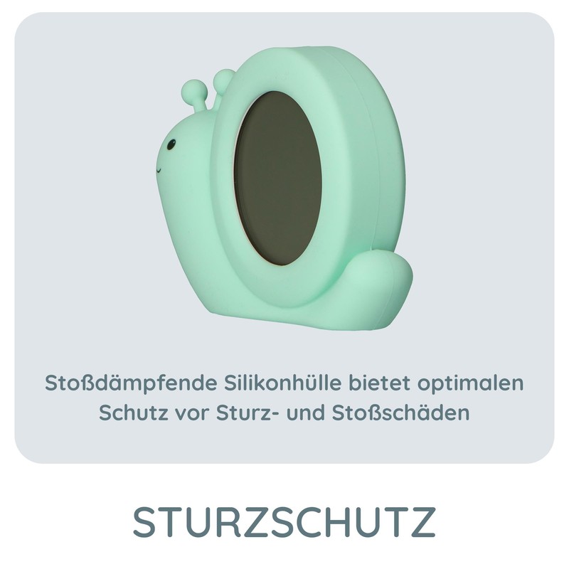 Alecto BC100BUNNY Educational Sleep Trainer Night Light and Alarm Clock