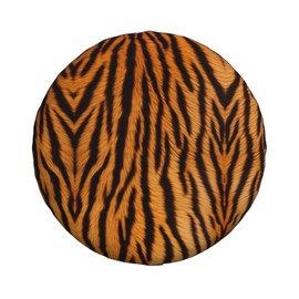 Tiger Striped Pattern Spare Tire Cover Weatherproof Universal Wheel Protectors Camper Tire Covers Fit Most Vehicle