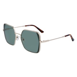 Karl Lagerfeld KL340S Sunglasses, 711 Shiny Gold, 56