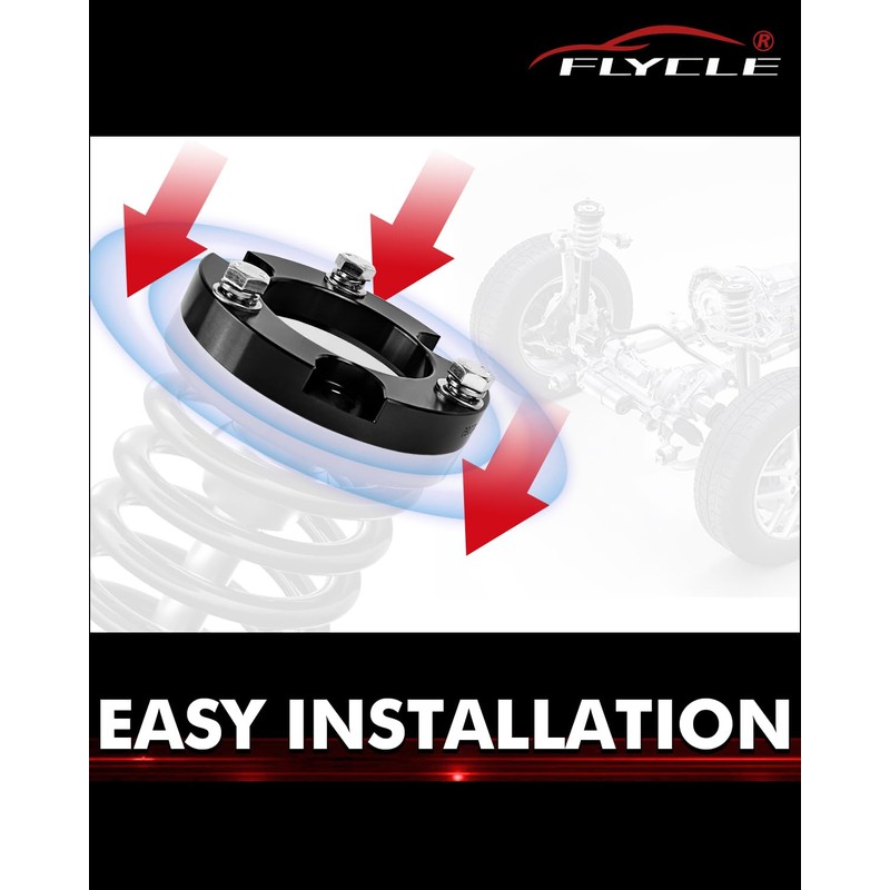 Flycle 1.5'' Leveling Lift Kit, 1.5'' Front Leveling Kit Forged