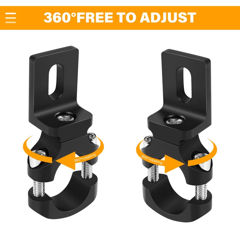 Dasing Universal Motorcycle Headlight Mount, Handlebar 22mm 7/8inch Motorcycle Headlight