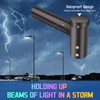 TOMOURD Single Street Light Bracket Adaptor, Sturdy Steel Round Pole