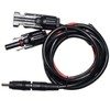 Solar Panel Connectors Work with MC4 to DC Extension Cable