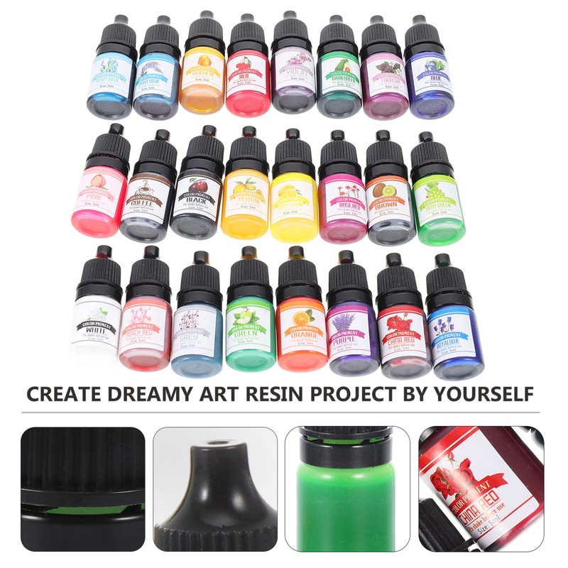 Gadpiparty Colors Epoxy Resin Pigment Each UV Resin Dye for